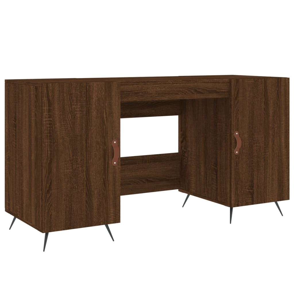 Bureau 140x50x75 cm bewerkt hout