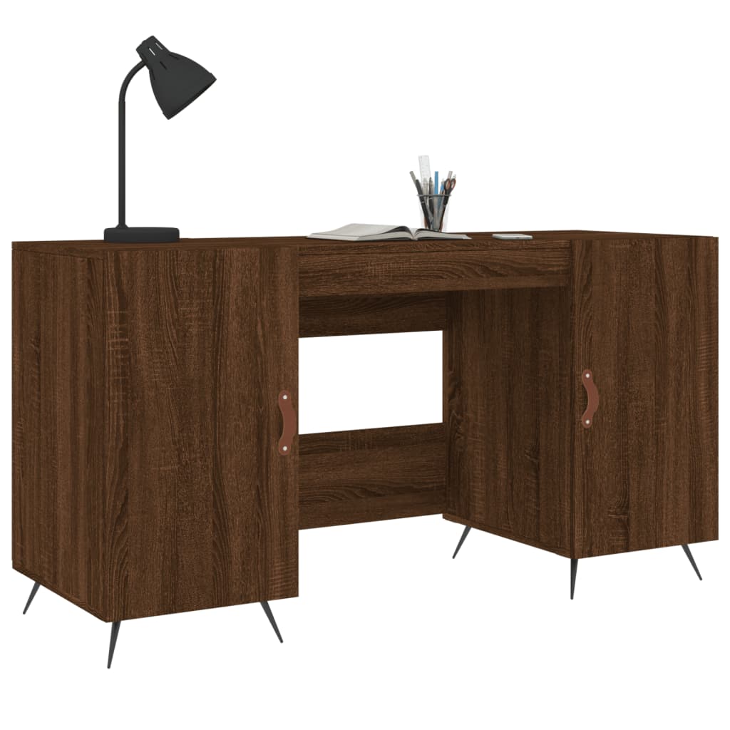 Bureau 140x50x75 cm bewerkt hout