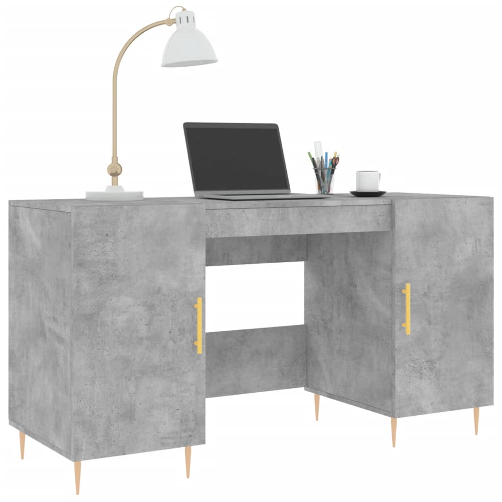 Bureau 140x50x75 cm bewerkt hout