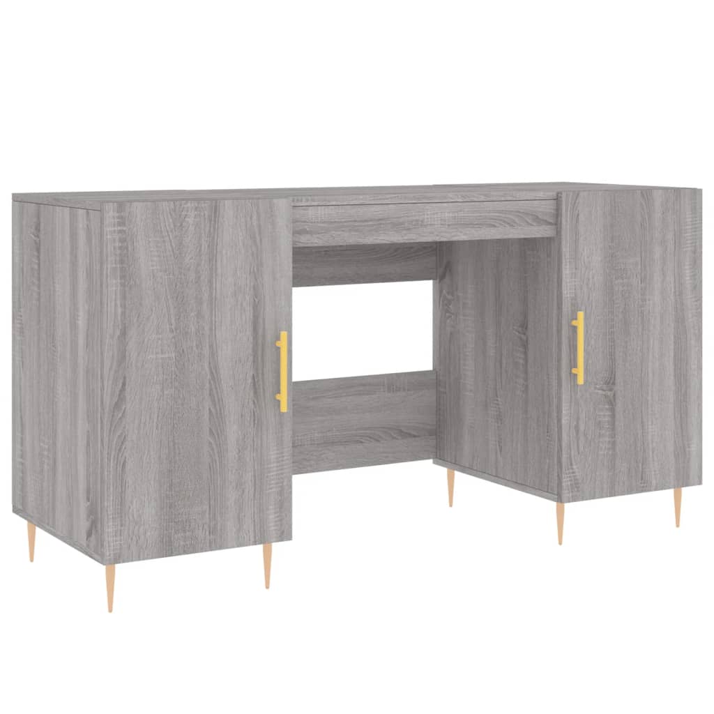 Bureau 140x50x75 cm bewerkt hout