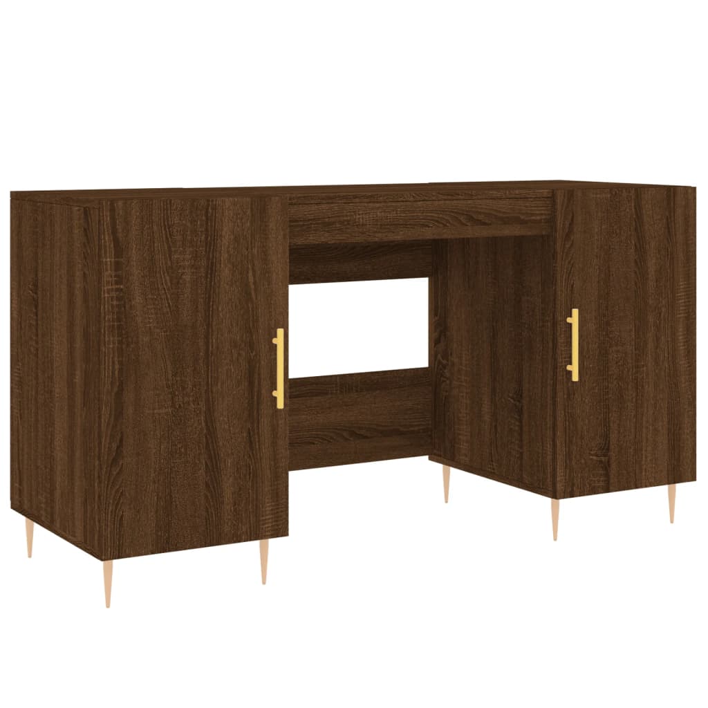 Bureau 140x50x75 cm bewerkt hout