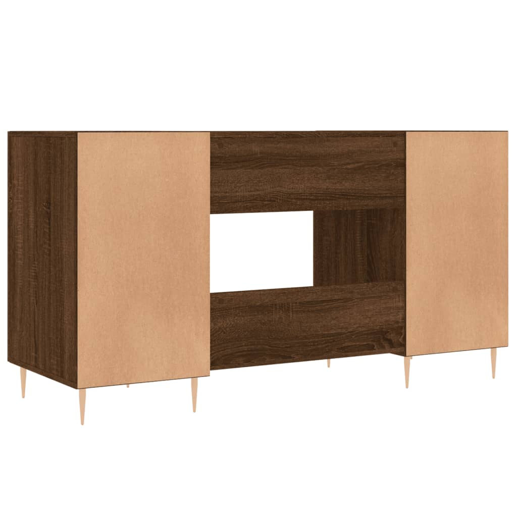 Bureau 140x50x75 cm bewerkt hout