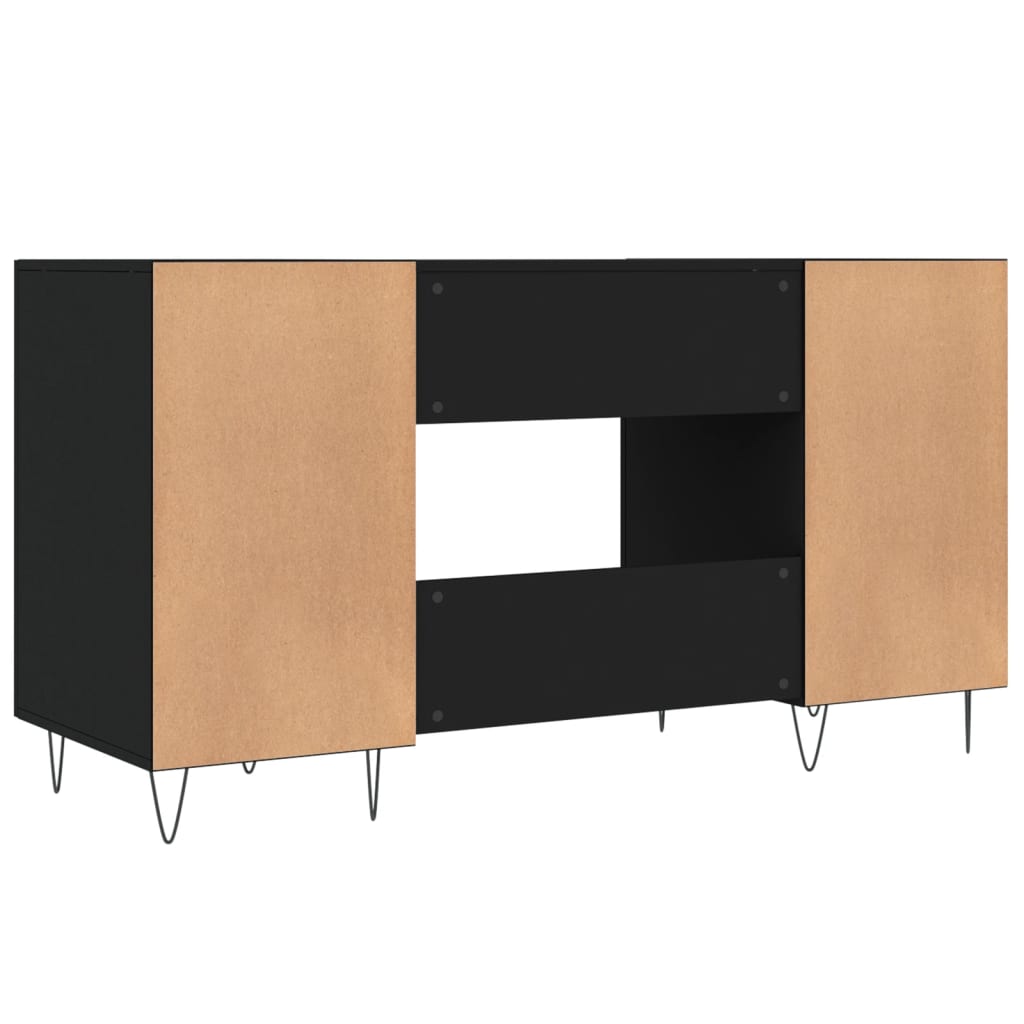 Bureau 140x50x75 cm bewerkt hout