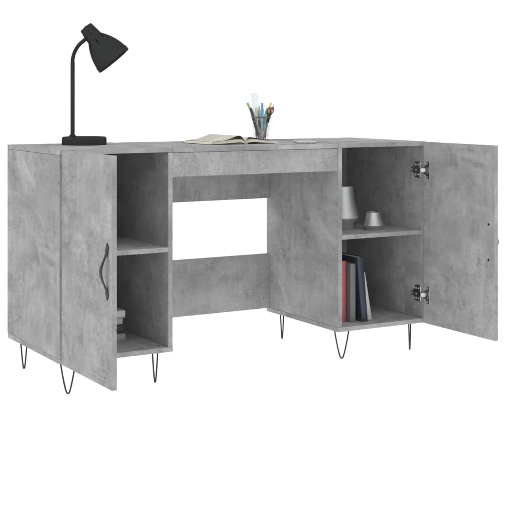 Bureau 140x50x75 cm bewerkt hout