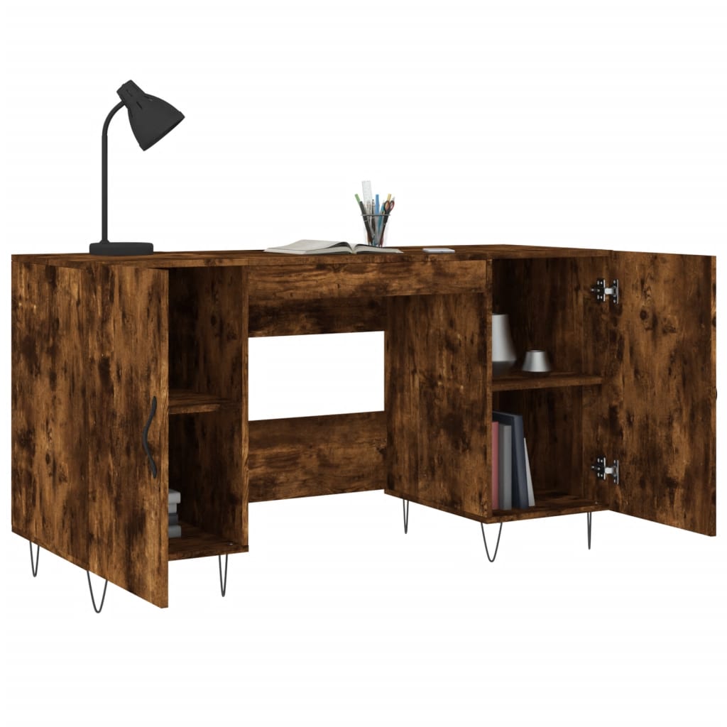 Bureau 140x50x75 cm bewerkt hout