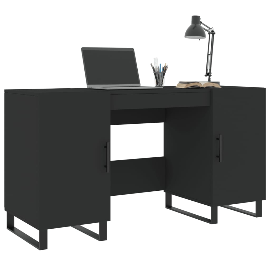 Bureau 140x50x75 cm bewerkt hout