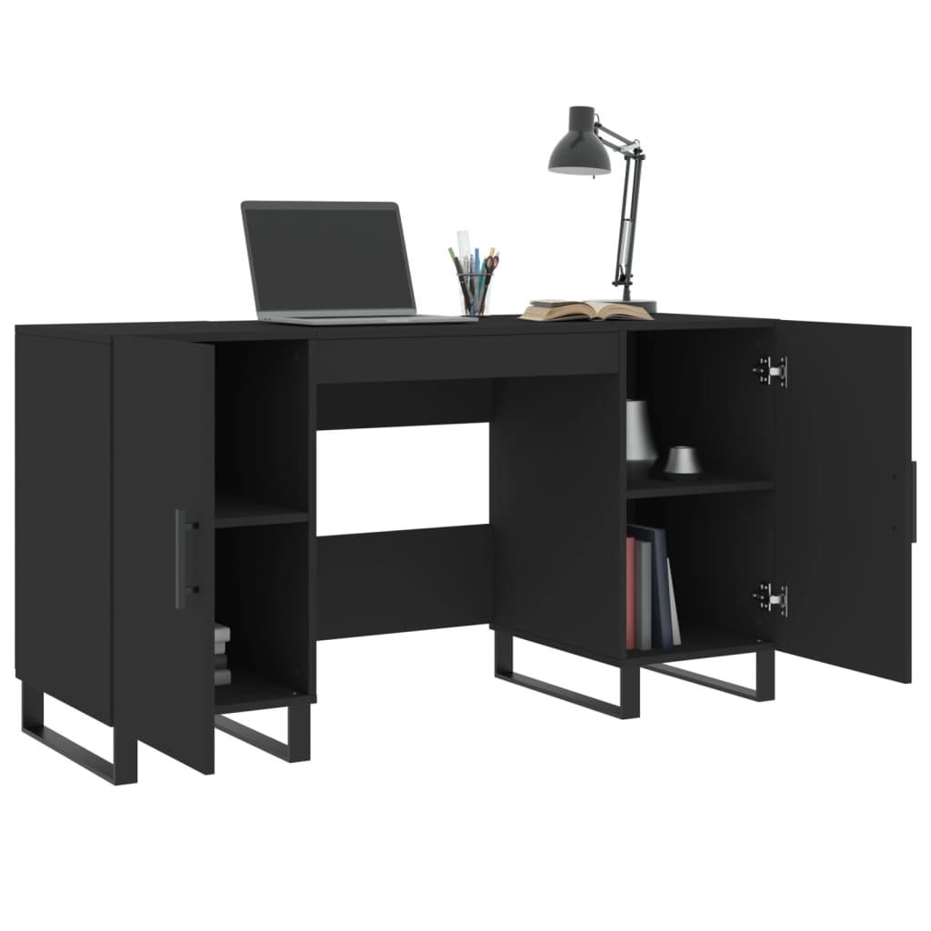 Bureau 140x50x75 cm bewerkt hout