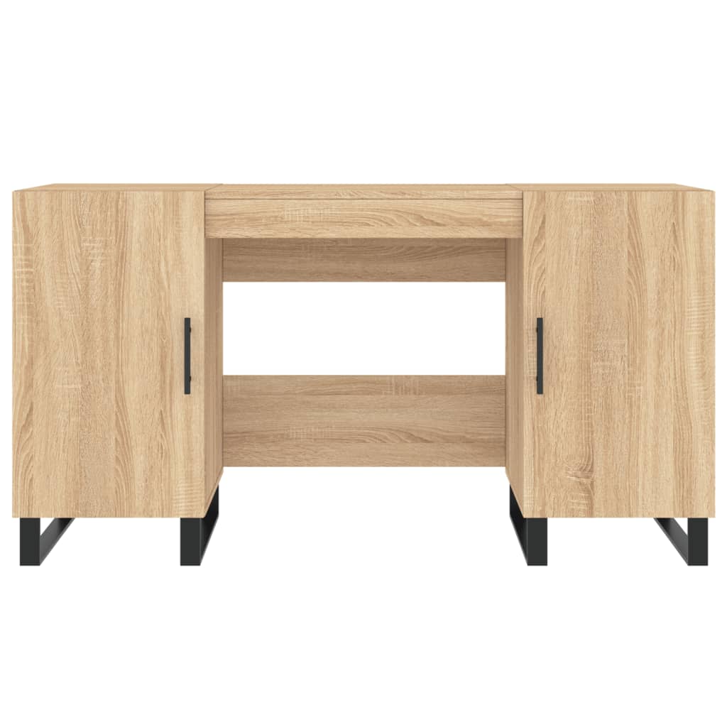 Bureau 140x50x75 cm bewerkt hout