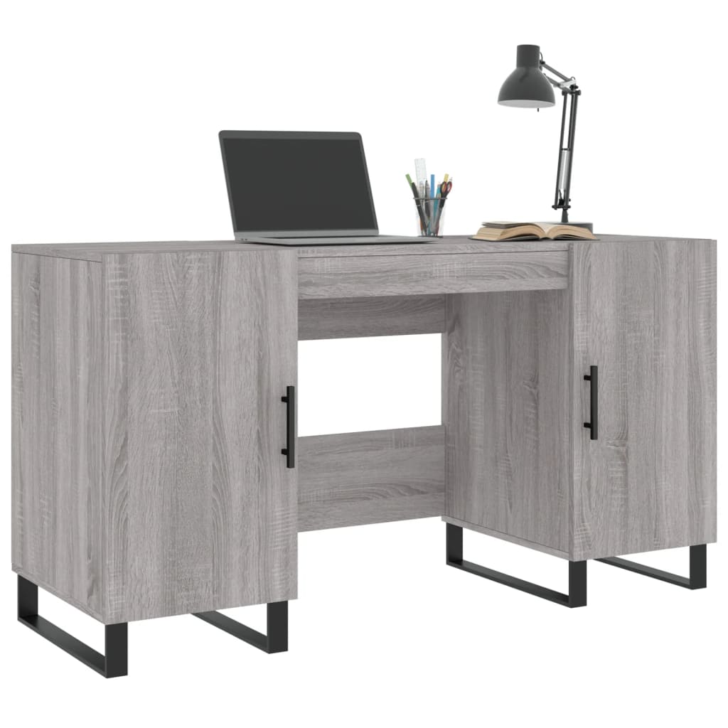 Bureau 140x50x75 cm bewerkt hout