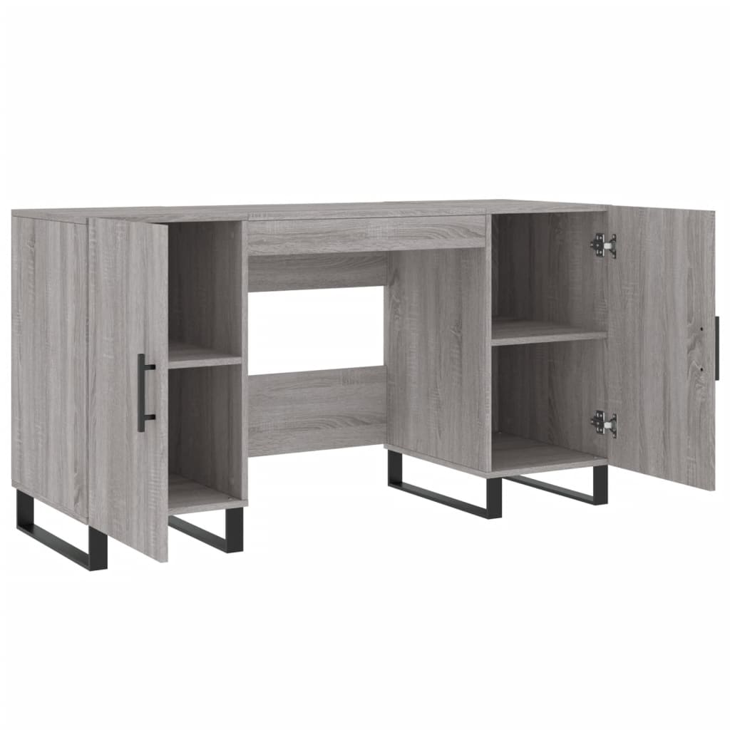 Bureau 140x50x75 cm bewerkt hout