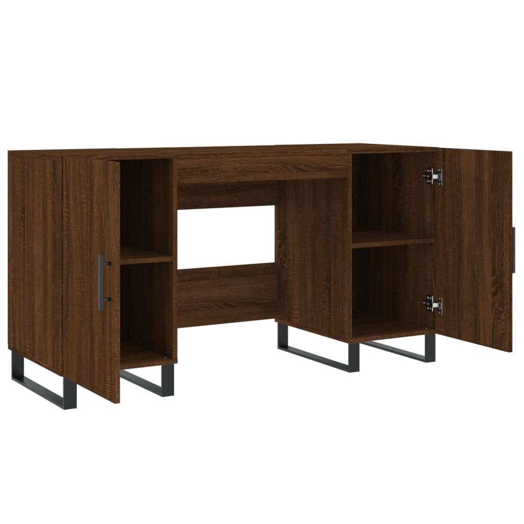 Bureau 140x50x75 cm bewerkt hout