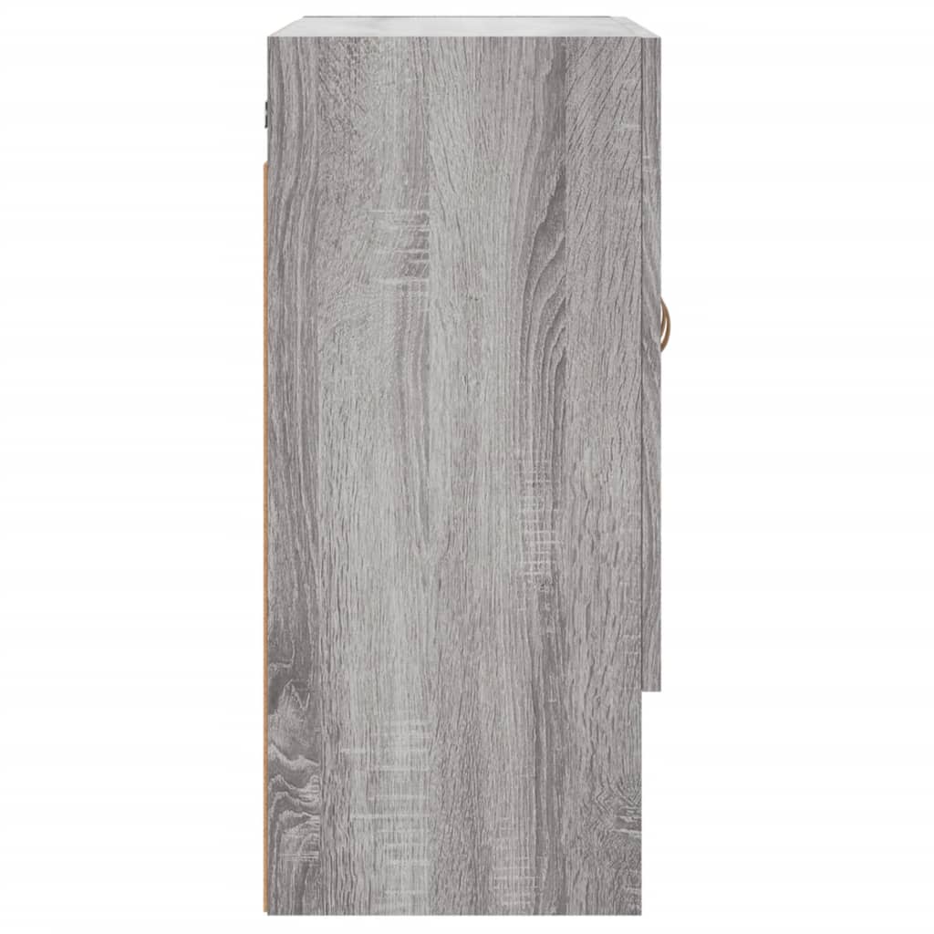 Wandkast 60x31x70 cm bewerkt hout