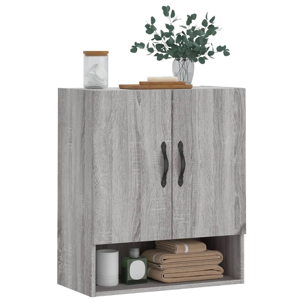 Wandkast 60x31x70 cm bewerkt hout