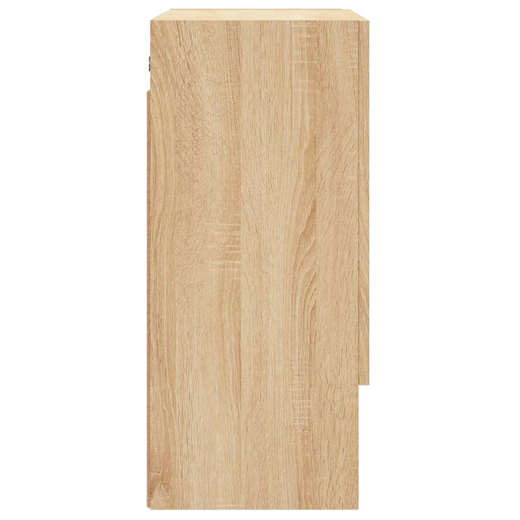 Wandkast 60x31x70 cm bewerkt hout