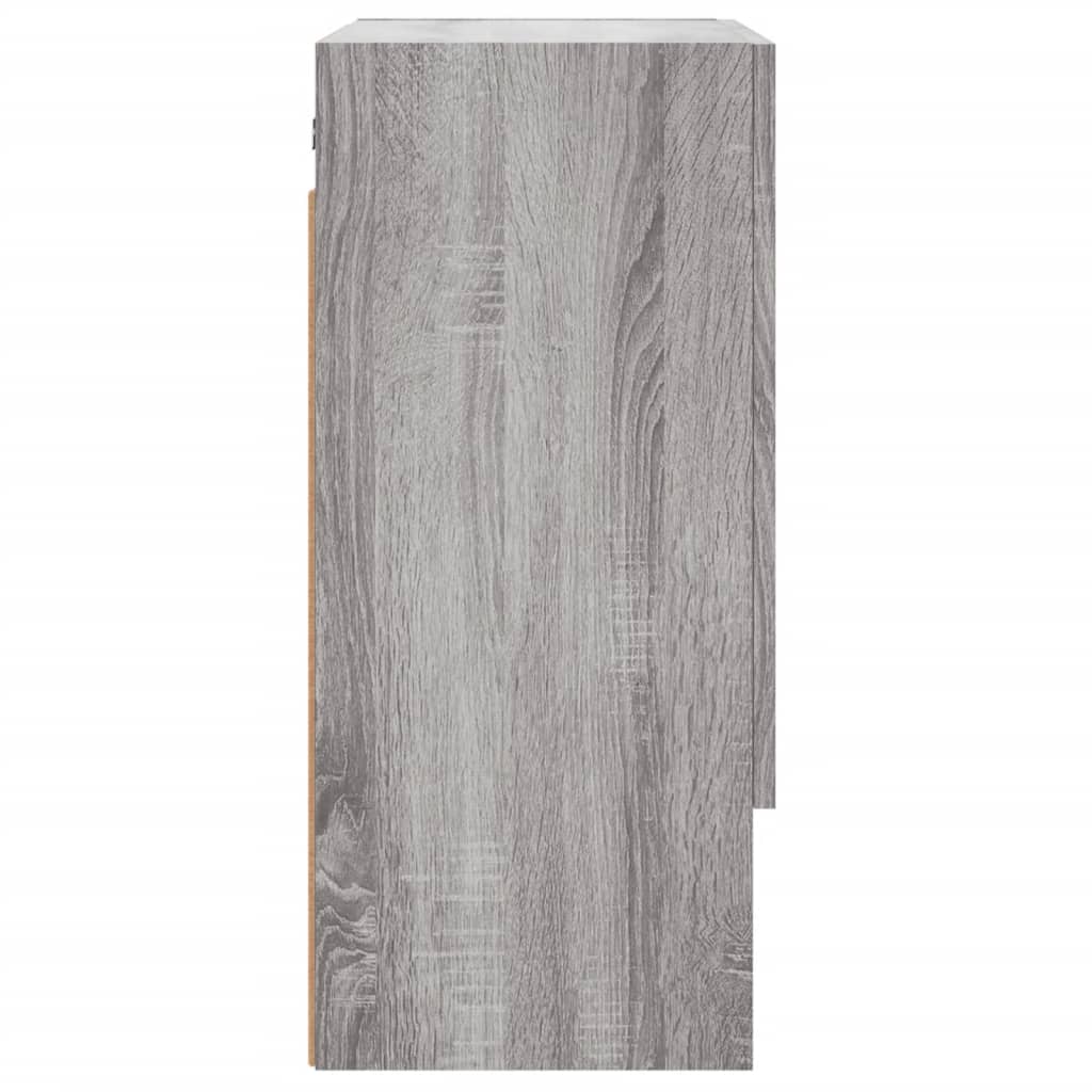 Wandkast 60x31x70 cm bewerkt hout