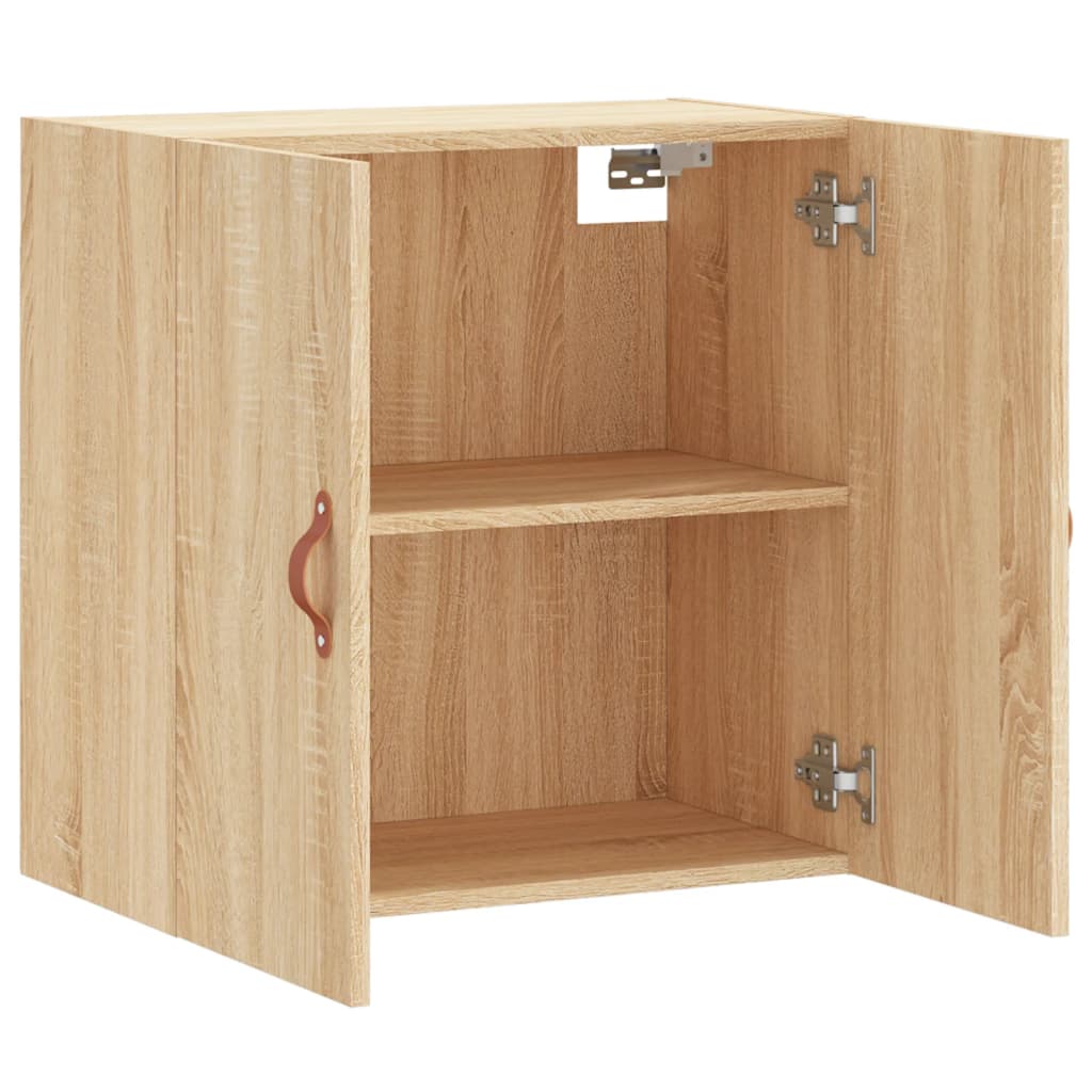 Wandkast 60x31x60 cm bewerkt hout