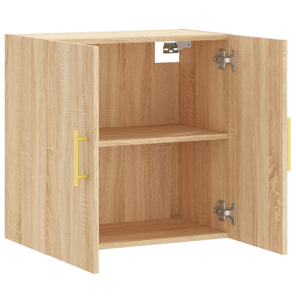 Wandkast 60x31x60 cm bewerkt hout