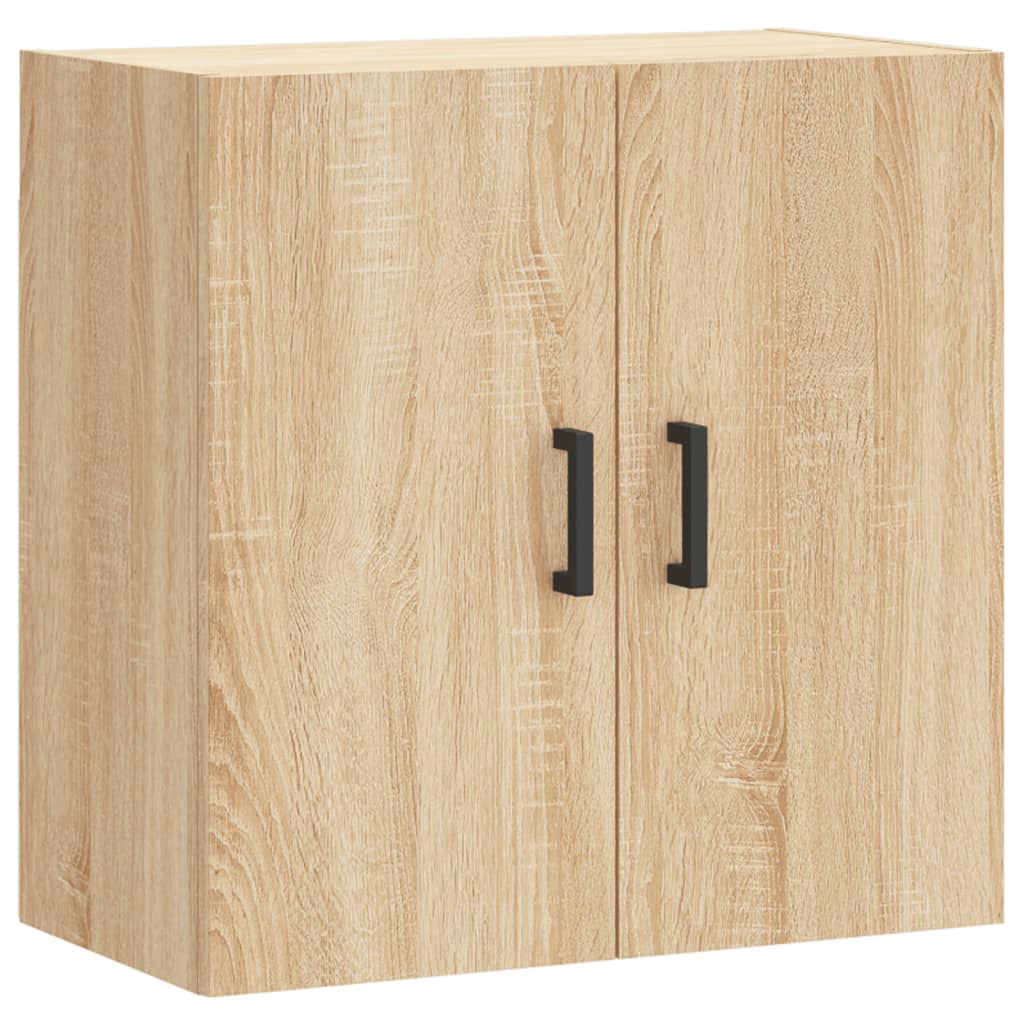 Wandkast 60x31x60 cm bewerkt hout oud houtkleurig