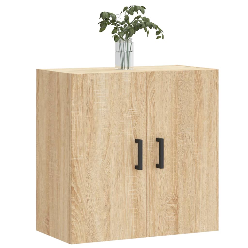 Wandkast 60x31x60 cm bewerkt hout hoogglans wit