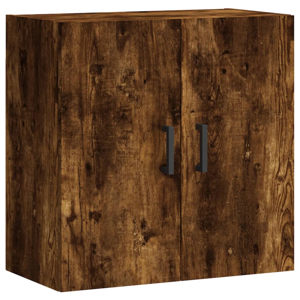 Wandkast 60x31x60 cm bewerkt hout oud houtkleurig