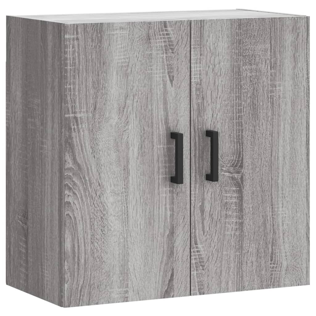 Wandkast 60x31x60 cm bewerkt hout oud houtkleurig