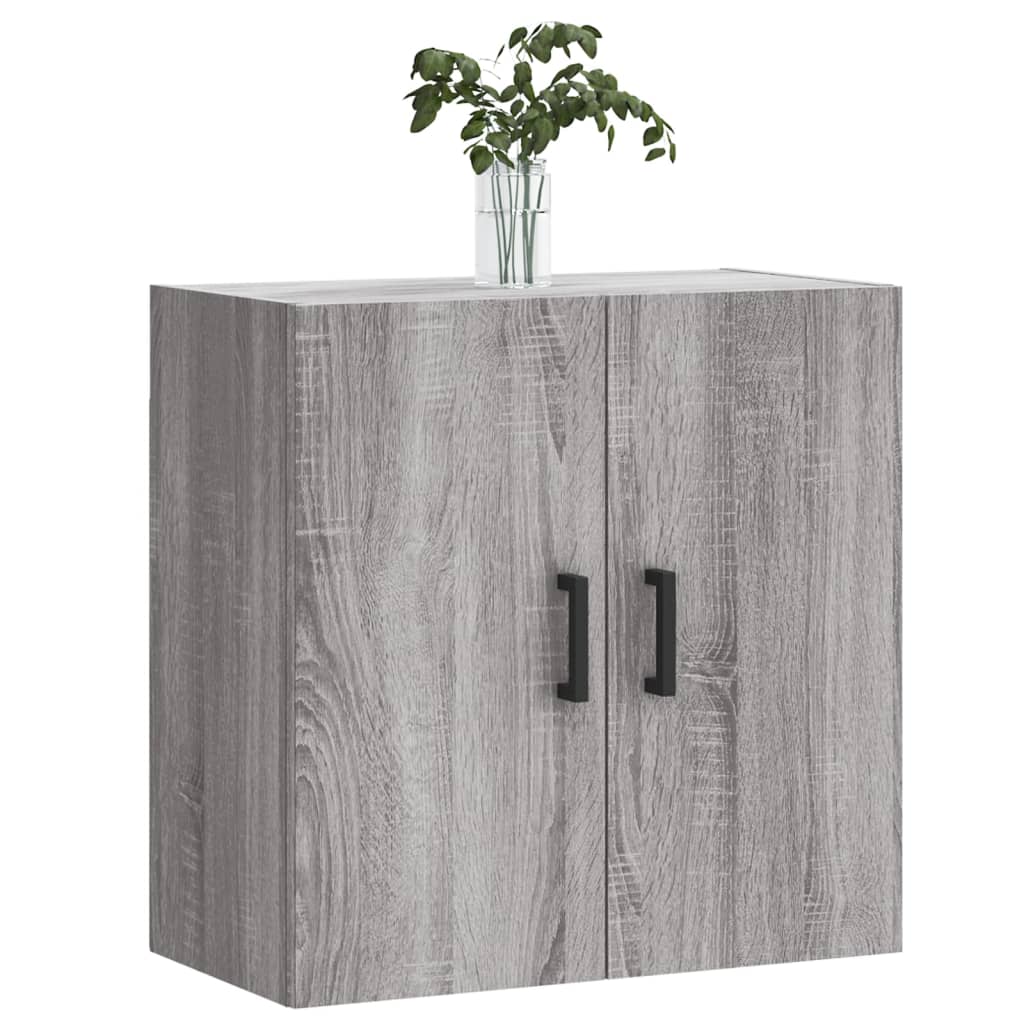 Wandkast 60x31x60 cm bewerkt hout oud houtkleurig