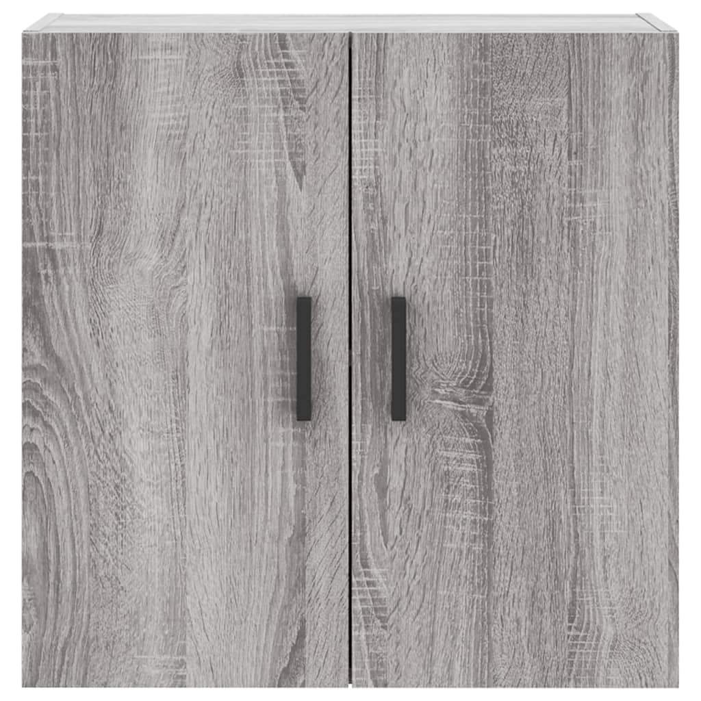 Wandkast 60x31x60 cm bewerkt hout oud houtkleurig