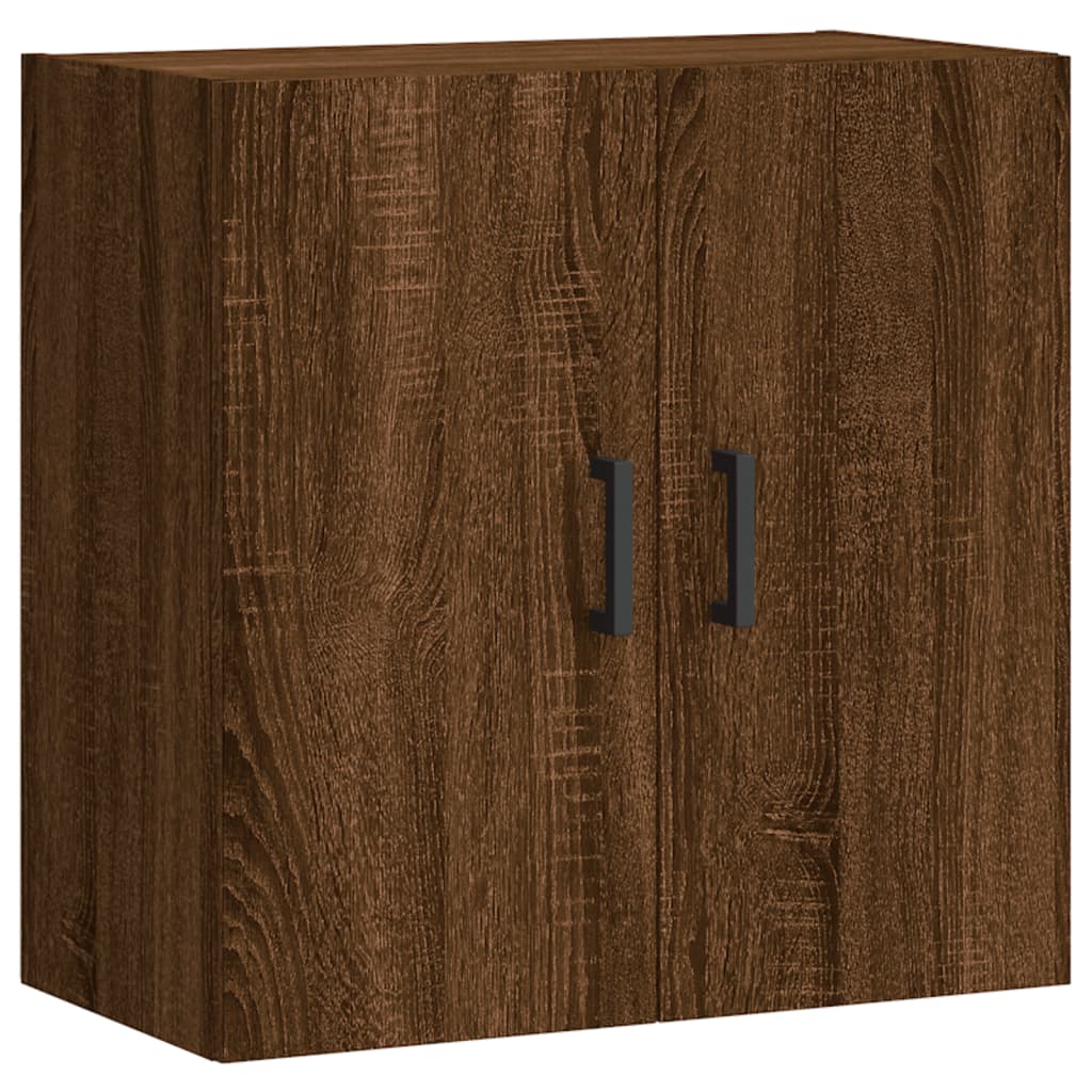 Wandkast 60x31x60 cm bewerkt hout oud houtkleurig