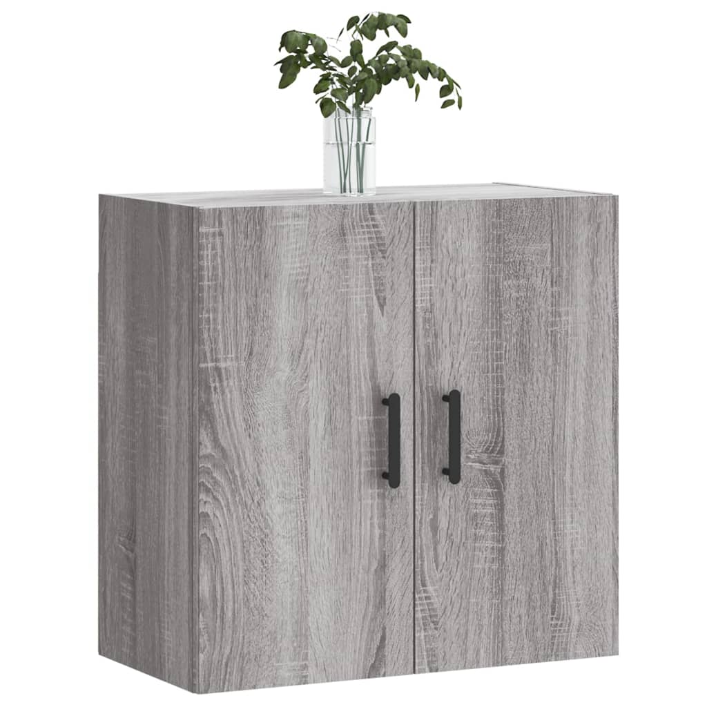 Wandkast 60x31x60 cm bewerkt hout artisanaal eikenkleurig