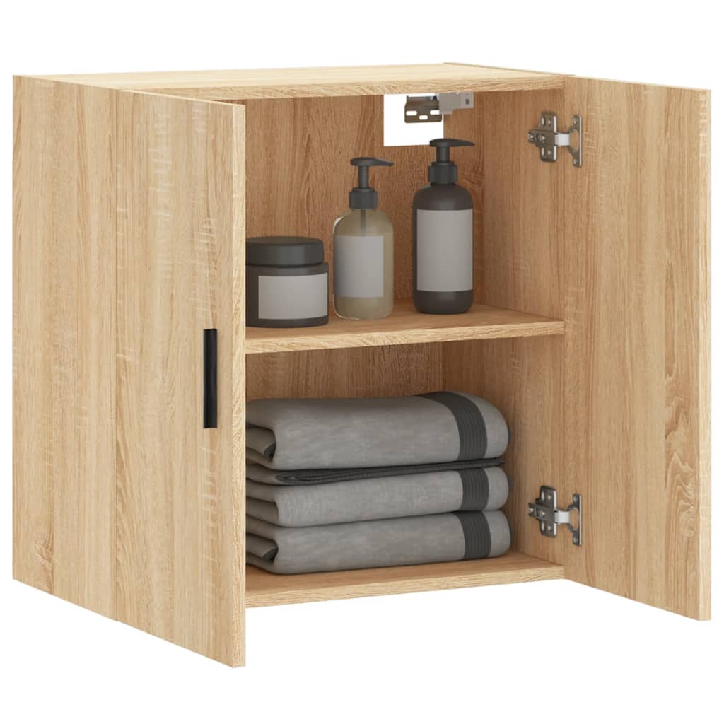 Wandkast 60x31x60 cm bewerkt hout