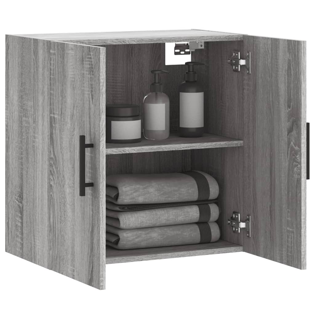 Wandkast 60x31x60 cm bewerkt hout