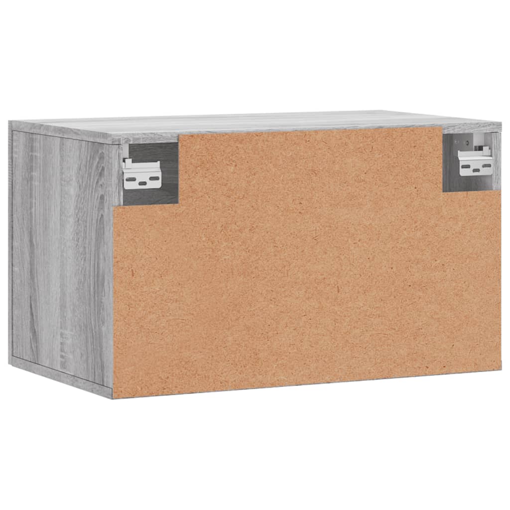 Wandkast 80x36,5x35 cm bewerkt hout wit