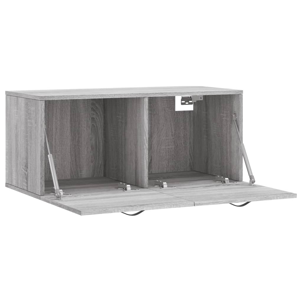 Wandkast 100x36,5x35 cm bewerkt hout sonoma eikenkleurig