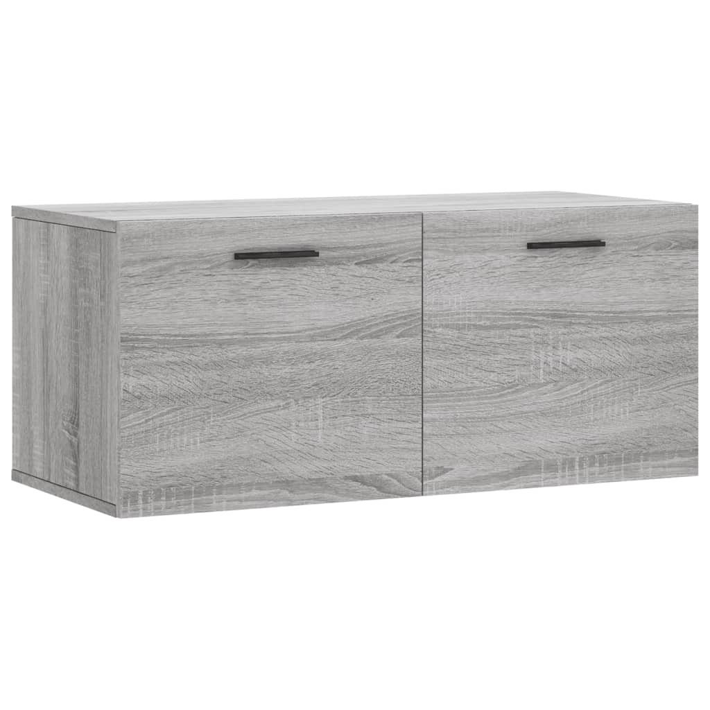 Wandkast 60x36,5x35 cm bewerkt hout hoogglans wit