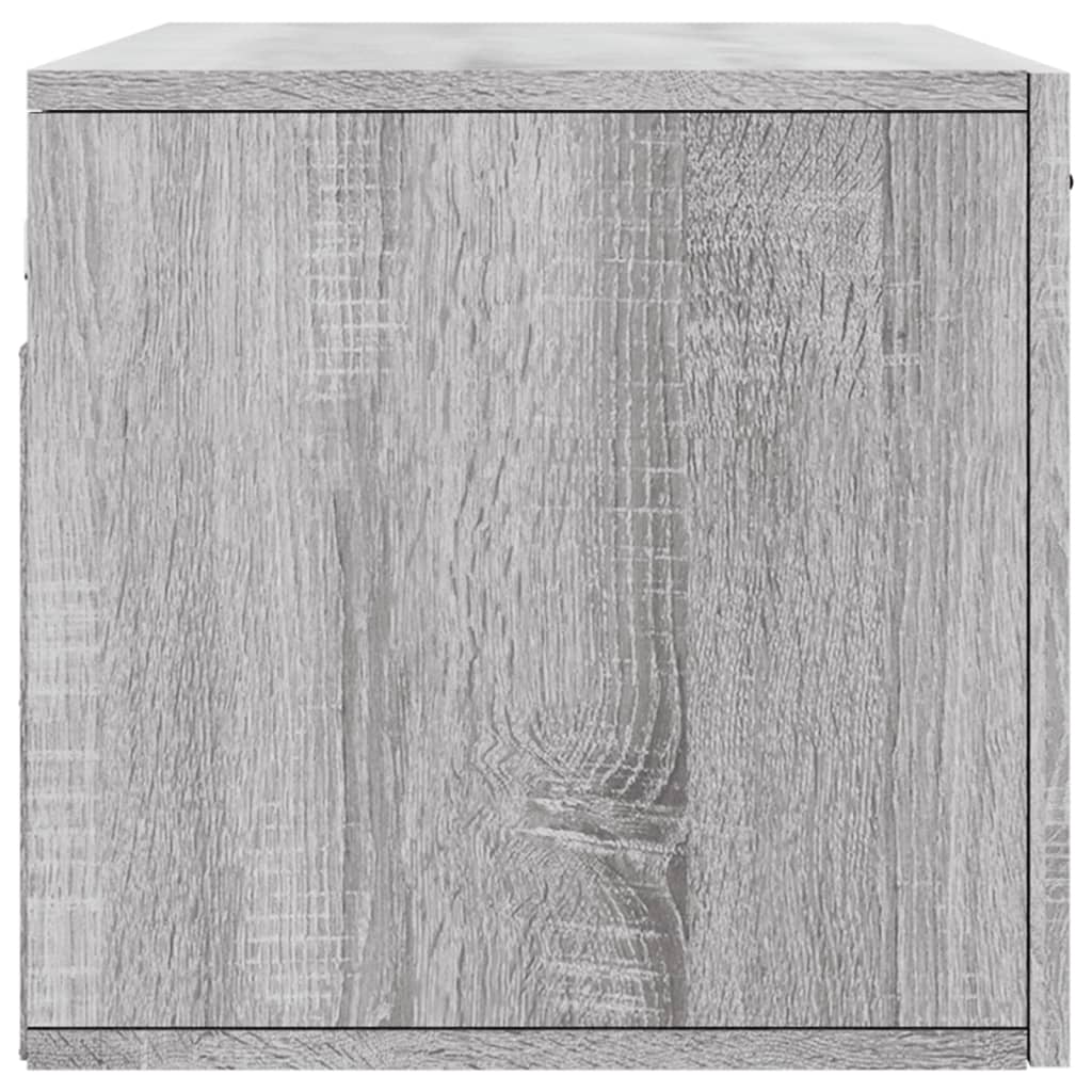 Wandkast 60x36,5x35 cm bewerkt hout hoogglans wit