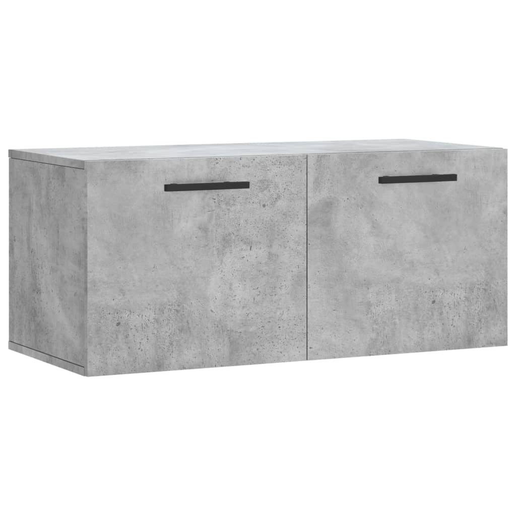 Wandkast 60x36,5x35 cm bewerkt hout betongrijs