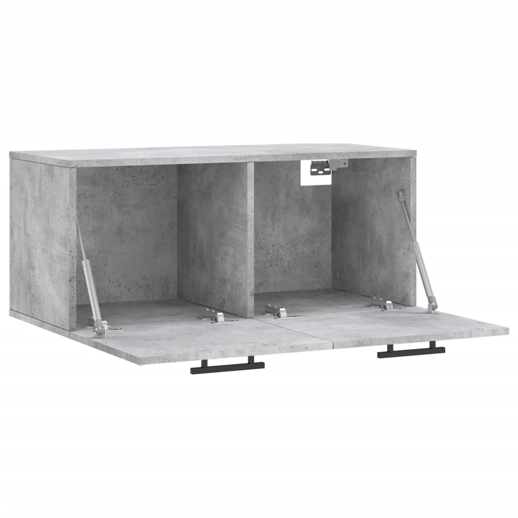 Wandkast 60x36,5x35 cm bewerkt hout betongrijs