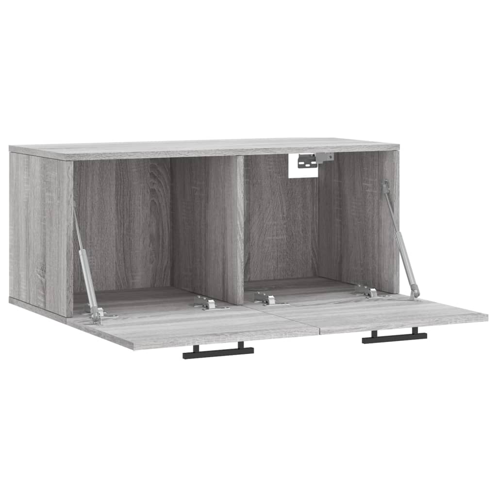 Wandkast 60x36,5x35 cm bewerkt hout betongrijs