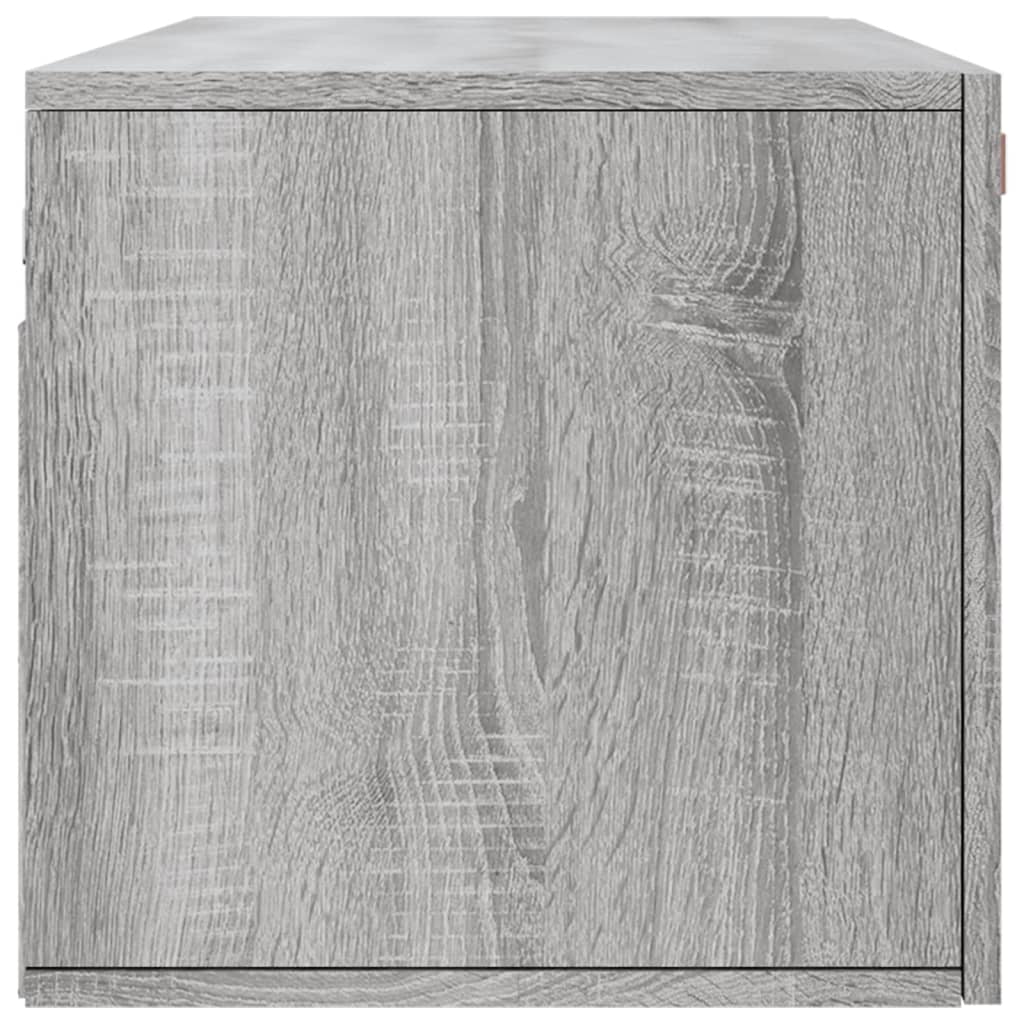 Wandkast 80x36,5x35 cm bewerkt hout wit