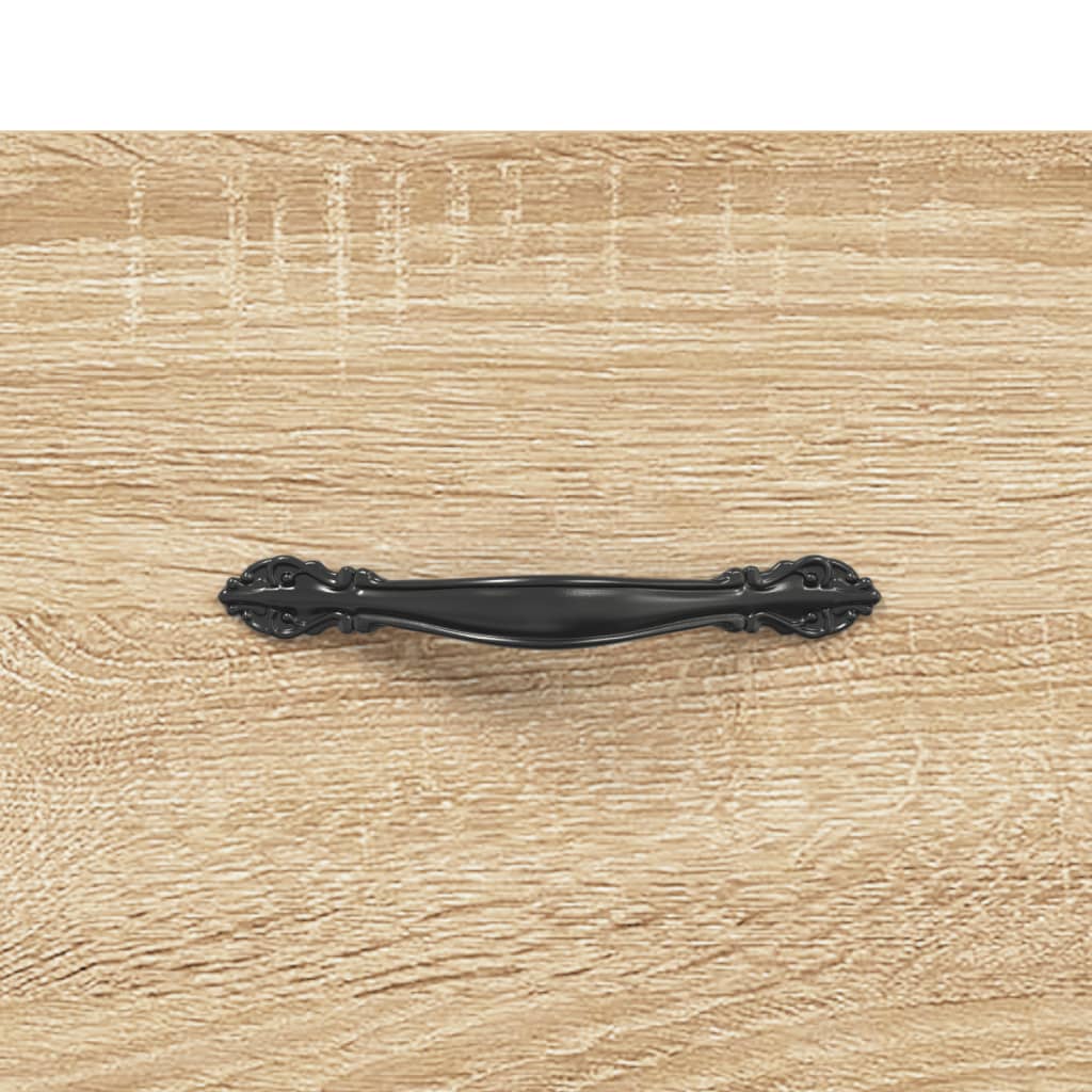 Wandkast 100x36,5x35 cm bewerkt hout sonoma eikenkleurig