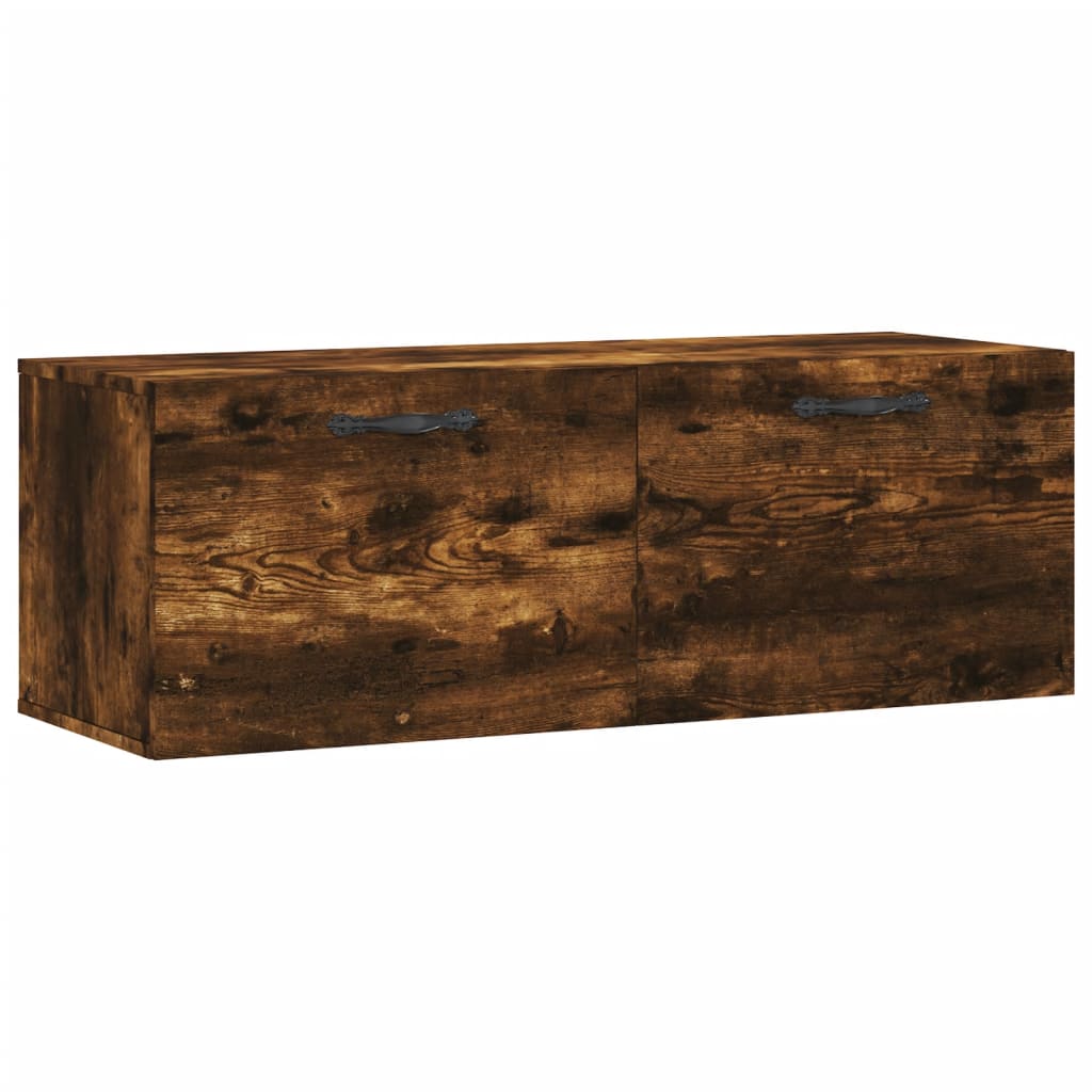 Wandkast 100x36,5x35 cm bewerkt hout sonoma eikenkleurig