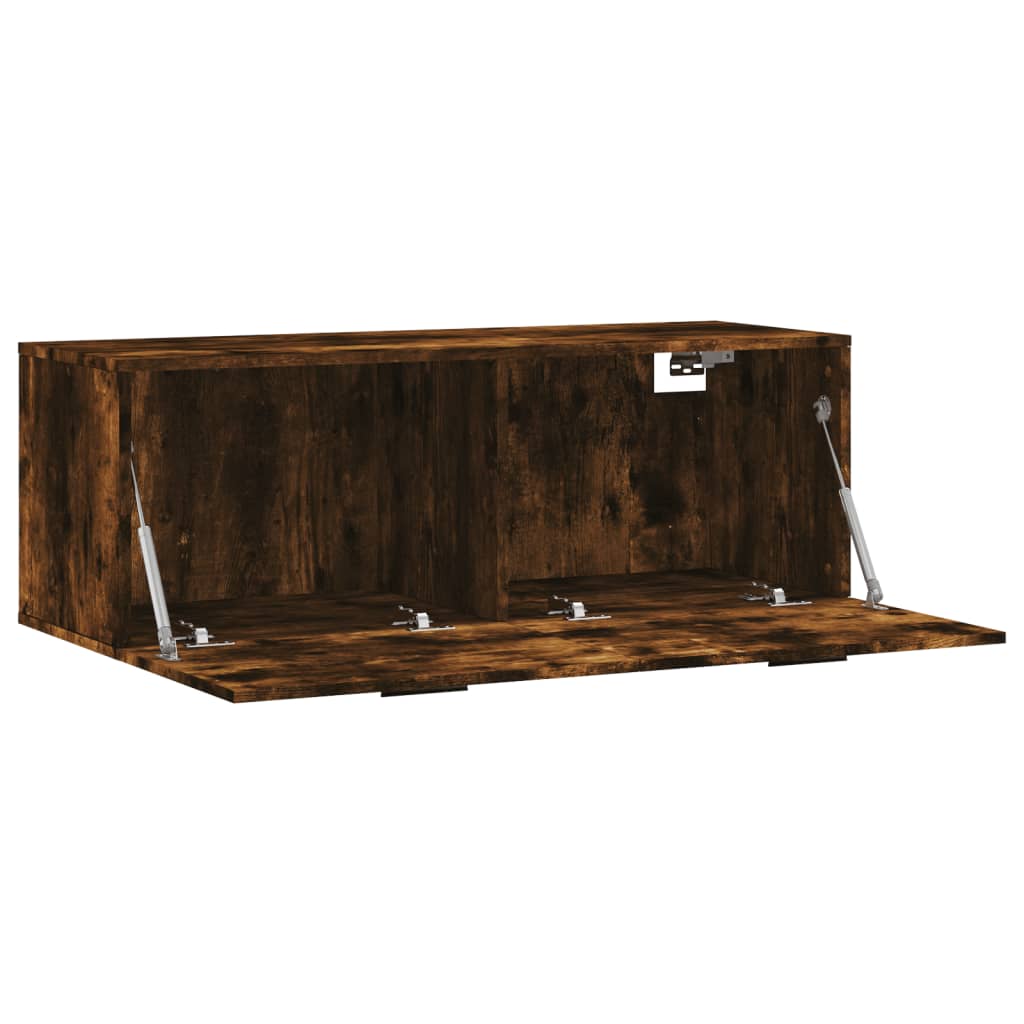 Wandkast 60x36,5x35 cm bewerkt hout hoogglans wit