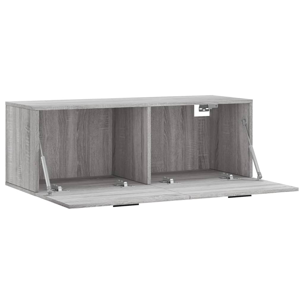 Wandkast 60x36,5x35 cm bewerkt hout hoogglans wit