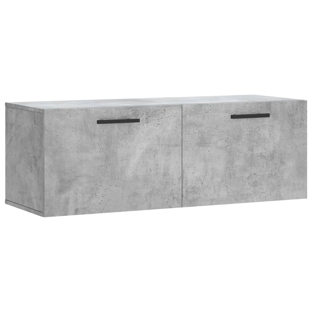 Wandkast 60x36,5x35 cm bewerkt hout betongrijs