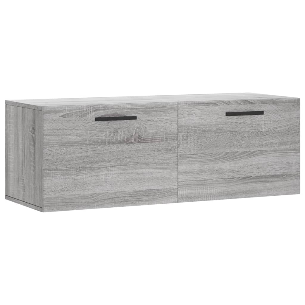 Wandkast 60x36,5x35 cm bewerkt hout betongrijs