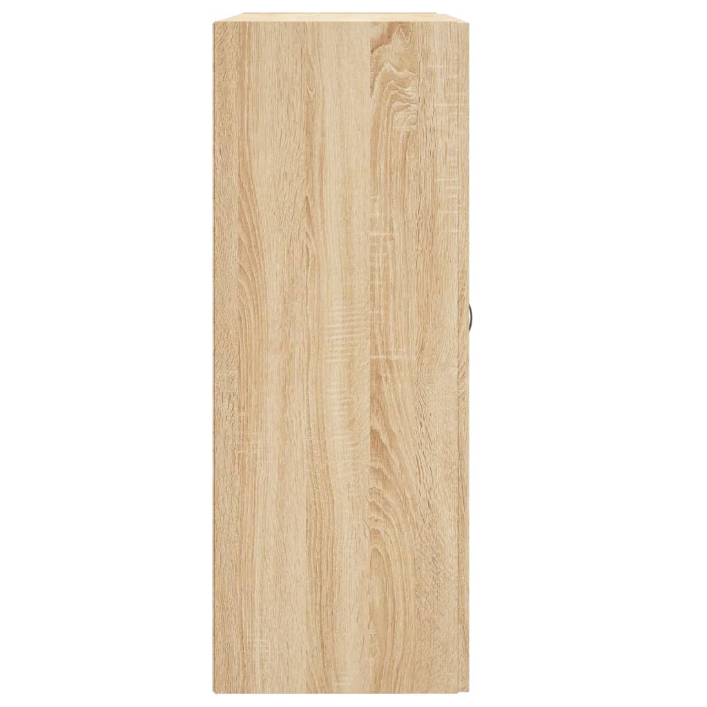 Wandkast 69,5x34x90 cm bewerkt hout