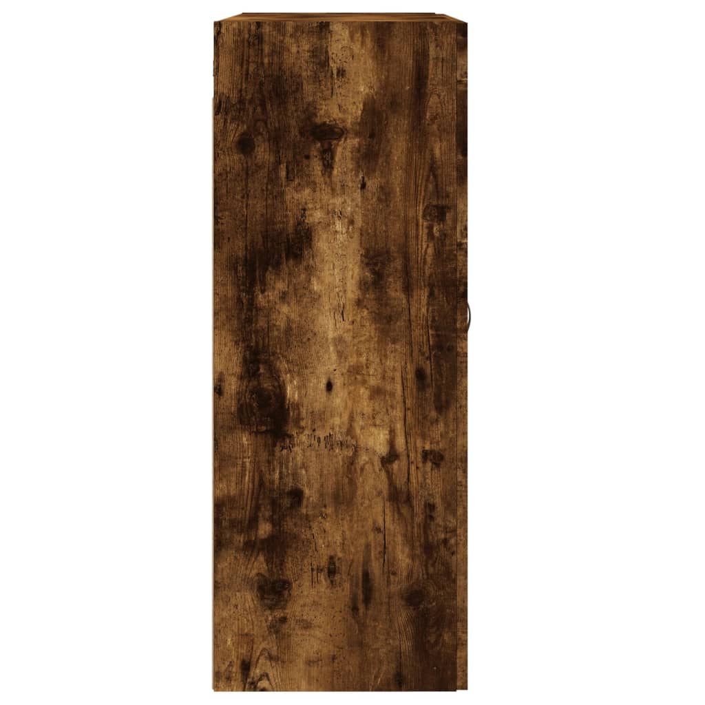 Wandkast 69,5x34x90 cm bewerkt hout