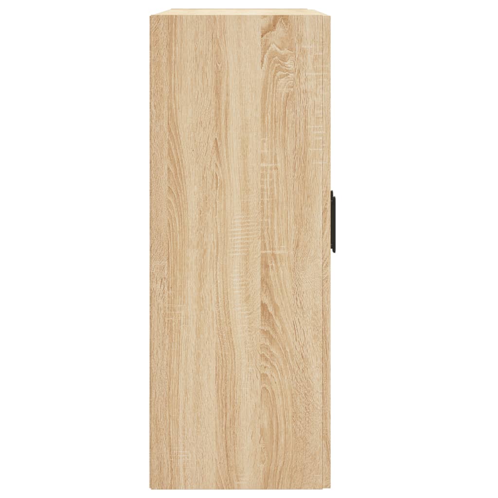 Wandkast 69,5x34x90 cm bewerkt hout