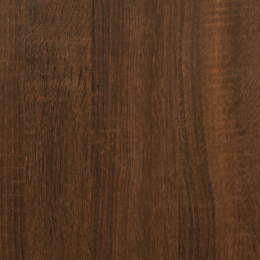 Wandkast 69,5x34x90 cm bewerkt hout eikenkleurig