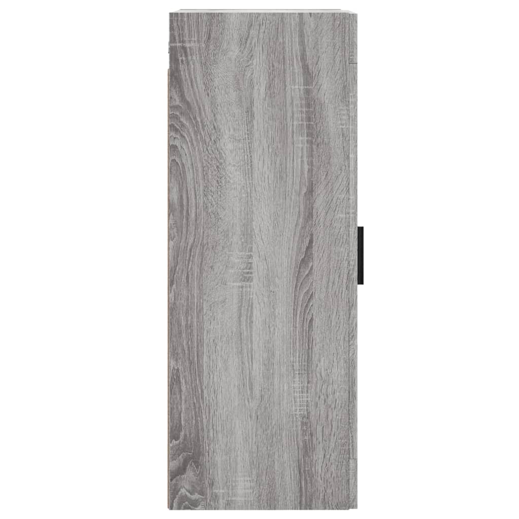 Wandkast 34,5x34x90 cm bewerkt hout